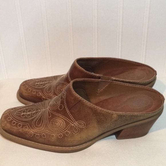 DR SCHOLL’S | Round Up Leather Mules boho - Picture 3 of 6